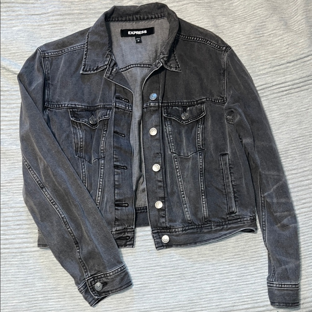 Express Women's Black Denim Jacket